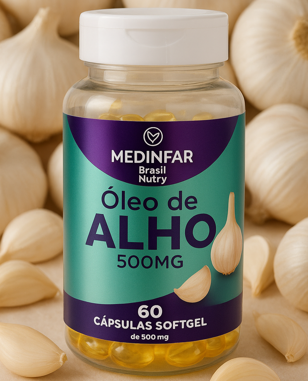 Óleo de Alho 500mg